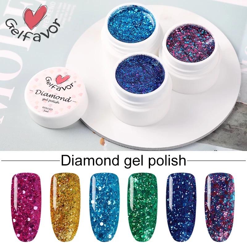 わけあり ダイヤモンドジェル ( 5ml ) 24色 ネイルアート/チップ作成