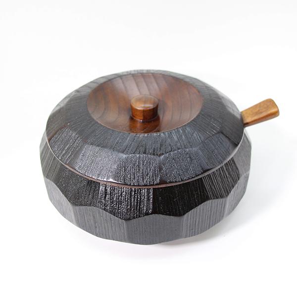 おひつ ひつまぶし 器 飯櫃 木製 漆塗り 亀甲彫 くり抜き 7.0 2合 和