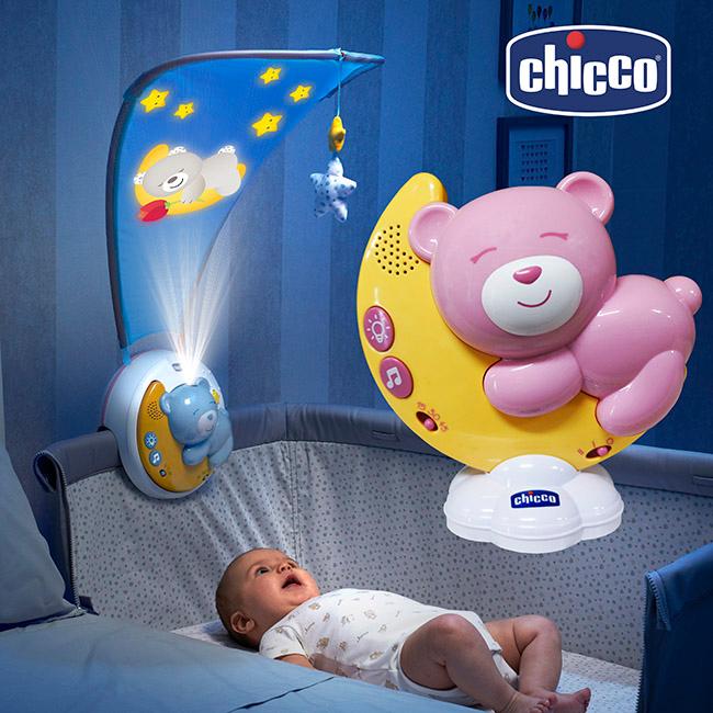 chicco プロジェクター付き映像と音のおもちゃ NEXT2MOON BEAR