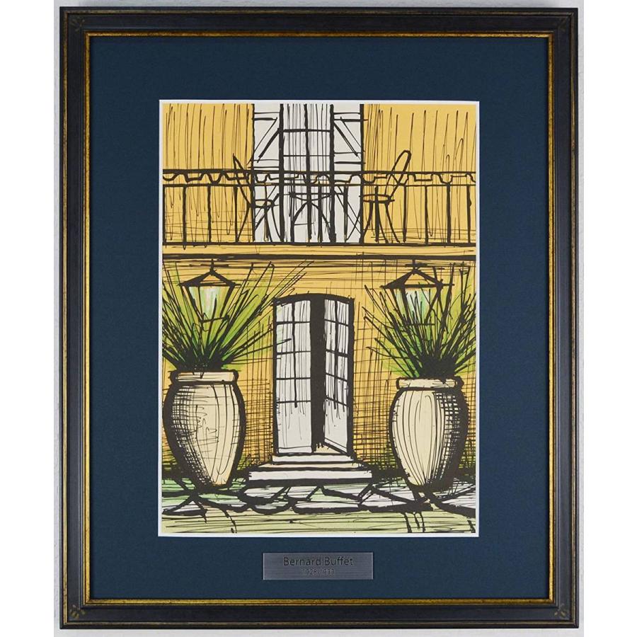 ベルナール・ビュッフェ、マルセーユ古港、希少な額装用画集より、新品