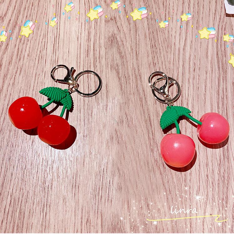 キーホルダー さくらんぼ 韓国雑貨 かわいい チェリー キーチェーン