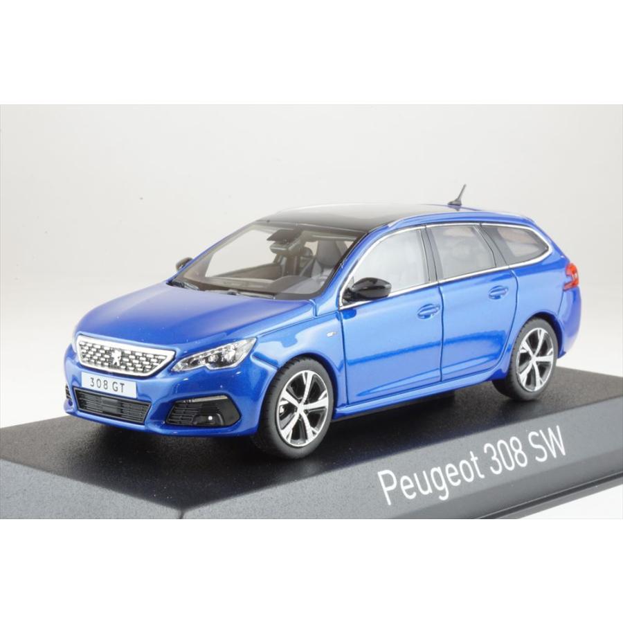 ノレブ 1/43 プジョー 308 SW GT 2020 ヴァーティゴブルー 完成品