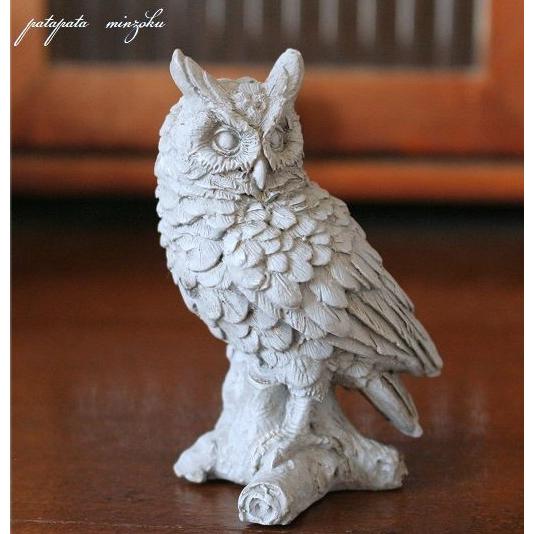 ベンガルワシミミズク グレー 6個入り ふくろう ミミズク 置物