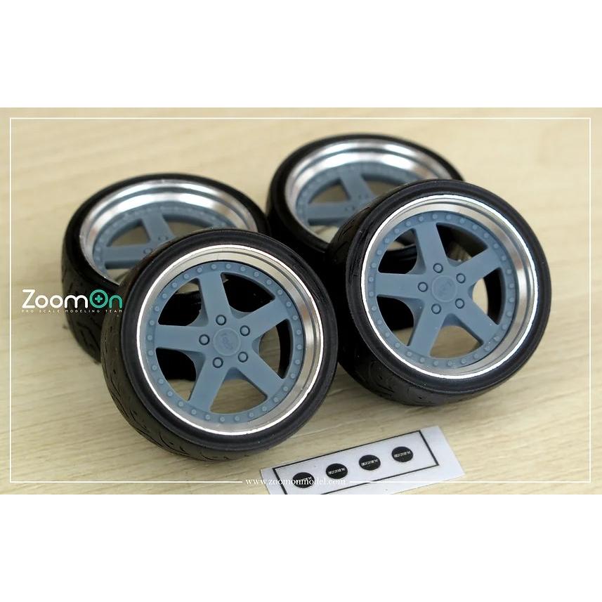 ZoomOn ZR099 1/24 20インチ ワーク エクイップ 05 ホイールセット