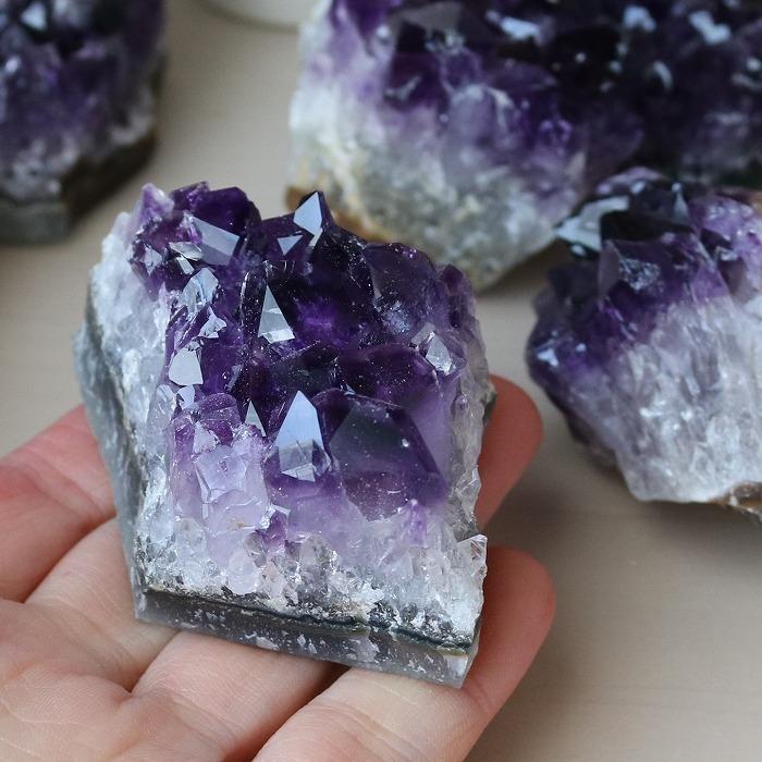 アメジスト クラスター S 約50g〜約70g 原石 水晶 紫水晶 天然石