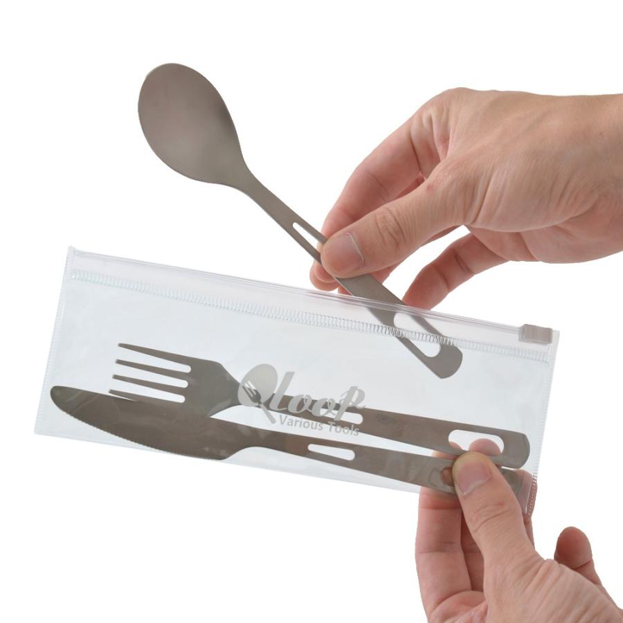 純チタン製 カトラリーセット 超軽量 ナイフ フォーク スプーン 食器