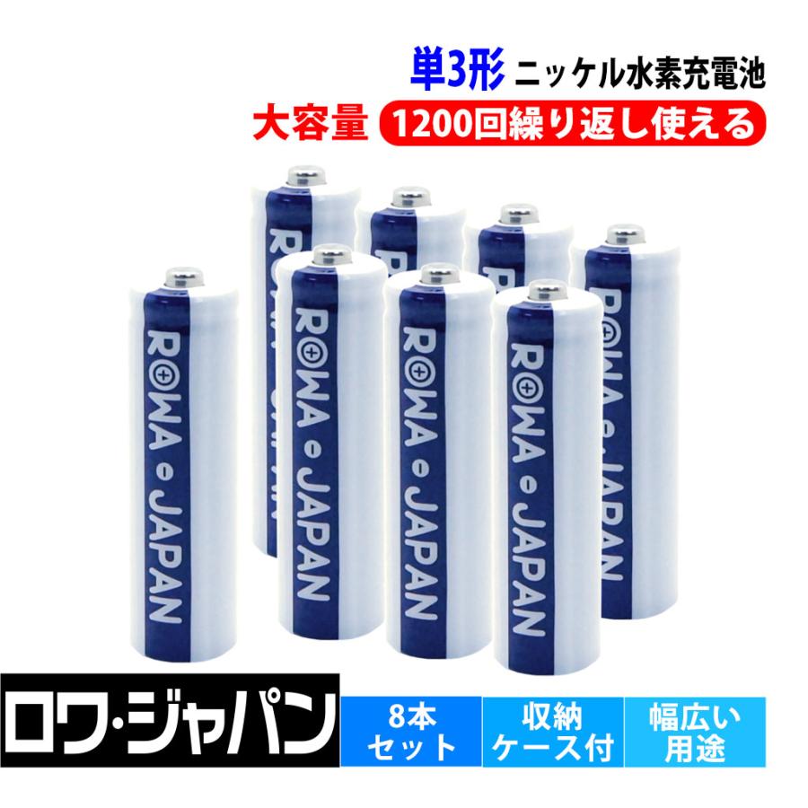 ロワジャパン 【ロワジャパン】 単3 充電池 単3形 ニッケル水素 充電式