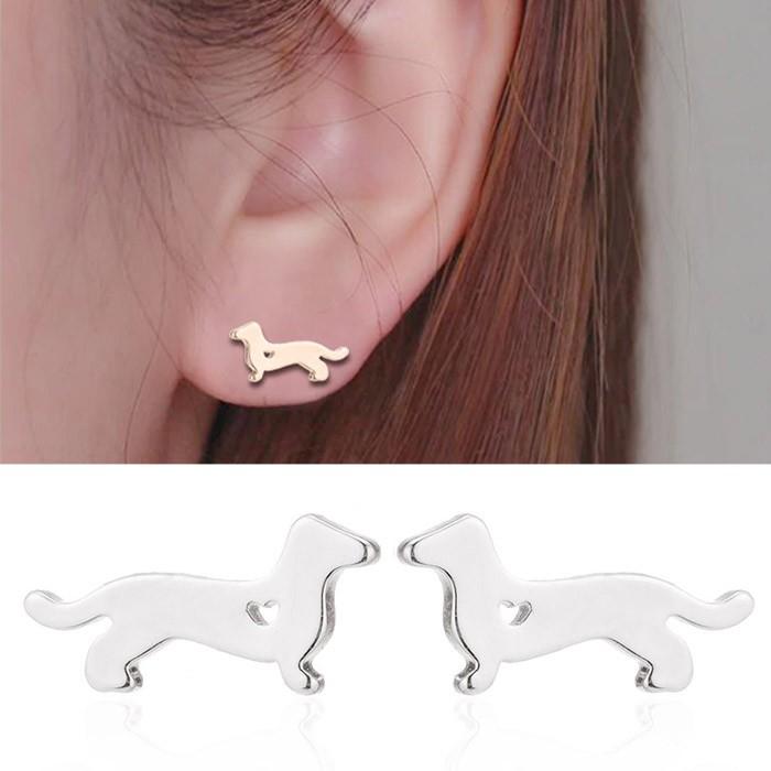 ダックスフント ピアス 犬 ダックス ダックスフンド イヌ ドッグ