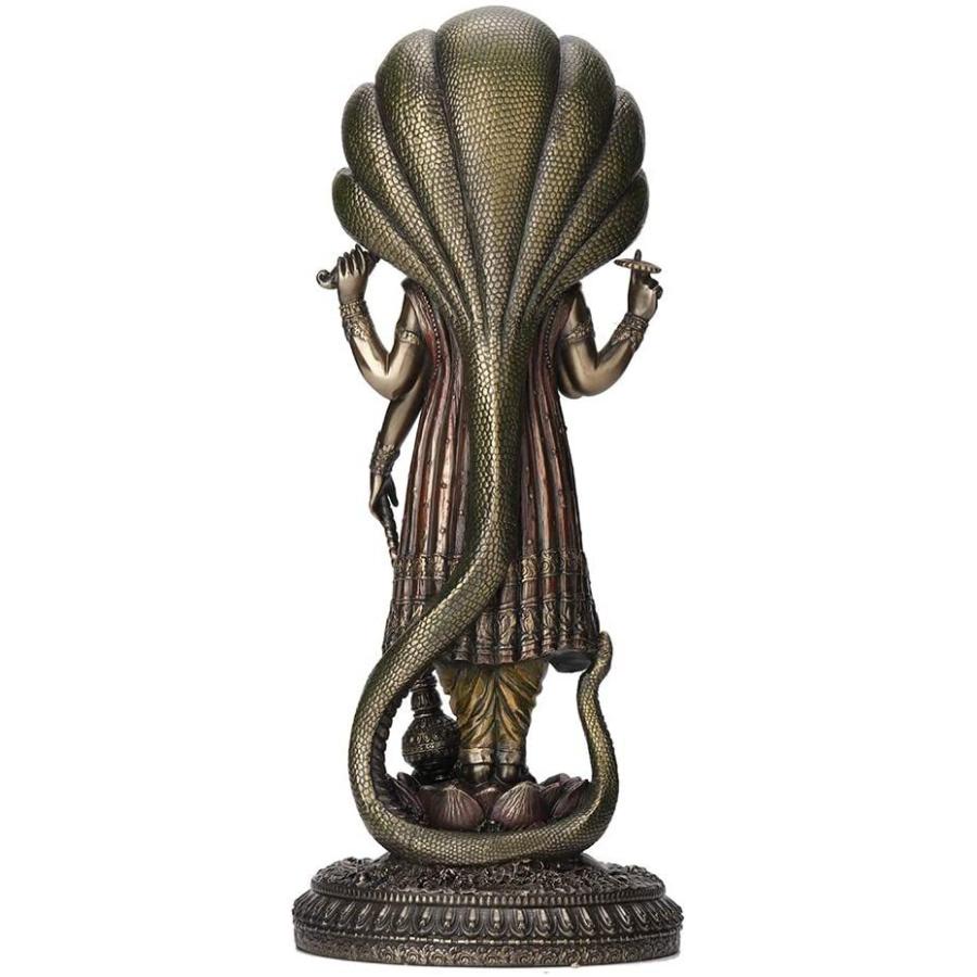 ヒンドゥー教の神 シェーシャ竜に乗る ヴィシュヌ神 アンティーク