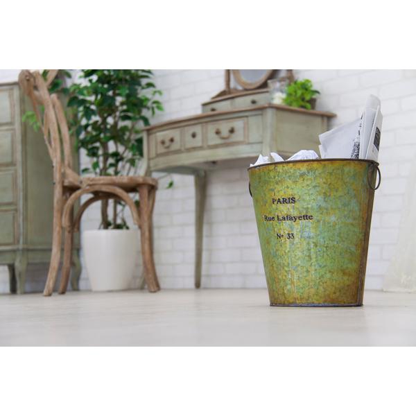 東谷 ブリキバケツ ゴミ箱 小物入れ プランター おしゃれ 北欧 パリ