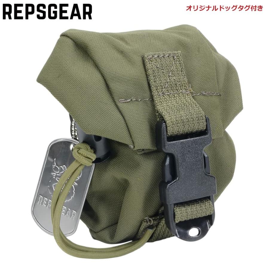 REPSGEAR グレネードポーチ MOLLE対応 PTP065 [ レンジャーグリーン