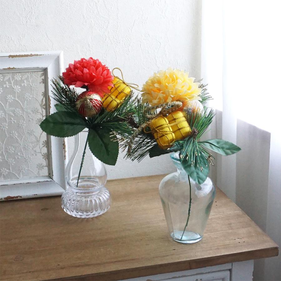 造花 俵朱子玉ピック 1本 お正月 正月飾り 和風 松 マム 俵 鞠