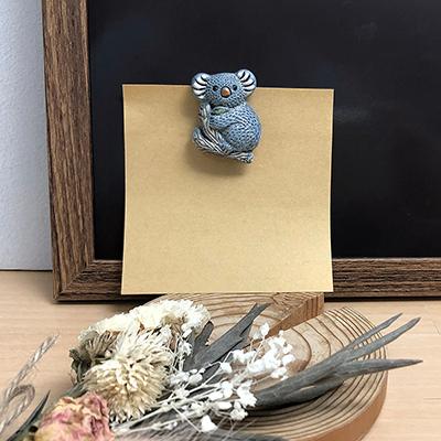 単品 送料 290円 マグネット コアラ子供 M03A 陶器 置物 動物 コアラ