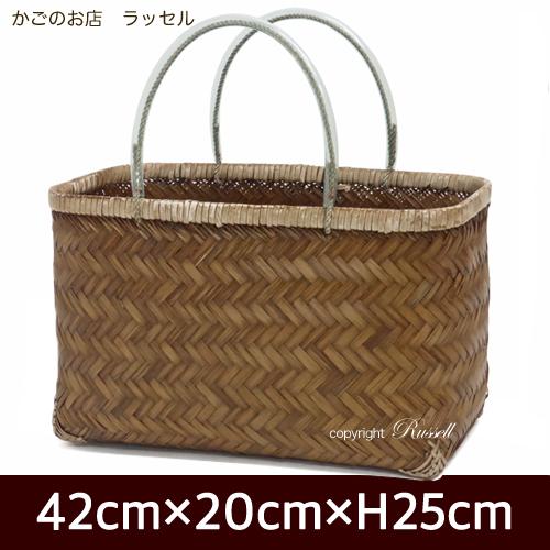 型番556 竹かご 竹かごバッグ 市場かご 一貫張り 一閑張り 材料 収納
