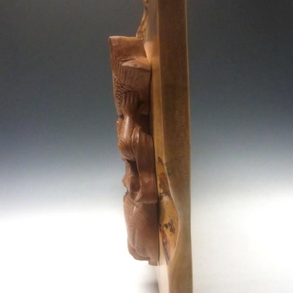 欅 恵比寿大黒 栃飾り木彫 木彫り 壁掛け : 仏像と縁起物の専門店 龍祥