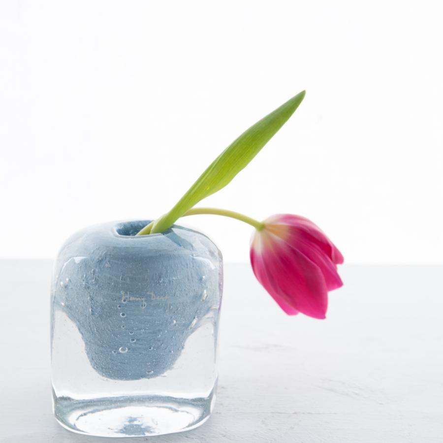 HenryDean ヘンリーディーン V.Cube キューブ パステルブルー ガラス