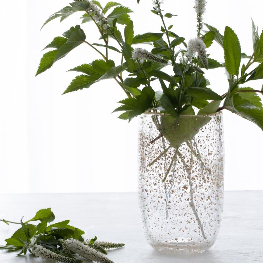 HenryDean ヘンリーディーン ジョー ビジュー ガラス花瓶 花器 : S