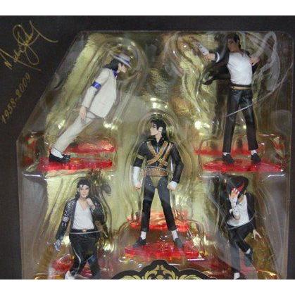 マイケル・ジャクソン 5体フィギュアセット : ワールドフィギュア