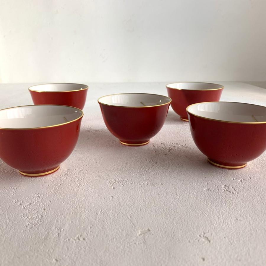 香蘭社 蘭のかがやき 湯のみ5客セット 有田焼 日本製 湯呑み セット