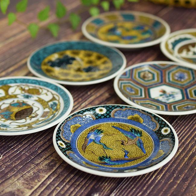 九谷焼 お皿 セット おしゃれ 食器 豆皿 6枚組 古九谷名品6選 陶器 和