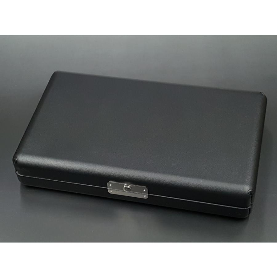 三味線用】 軽量撥ケース・レザー／津軽・長唄用（二丁入） : 和楽器