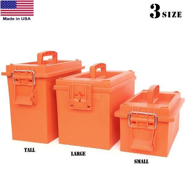 MILITARY（ミリタリー） Hayes社製 米軍納入アーモボックス ORANGE