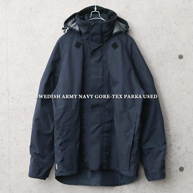MILITARY（ミリタリー） 実物 USED スウェーデン軍 NAVY GORE-TEX