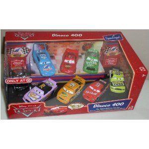 Mattel ディズニーピクサー カーズ Dinoco 400 8-pc Collector セット