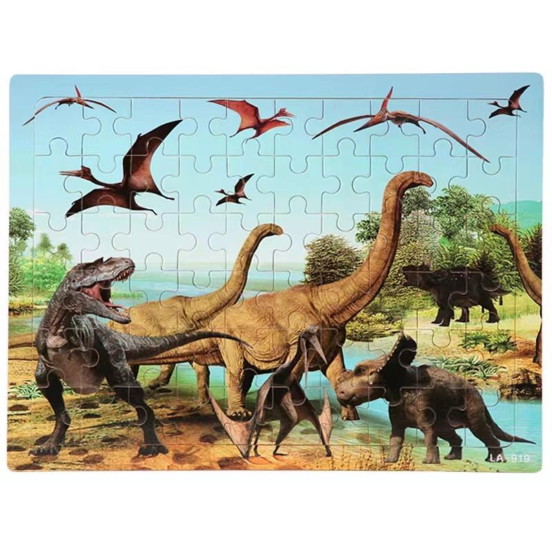 60ピース木製パズル ジグソーパズル 子供向けパズル 知育玩具 クルマ