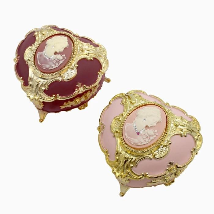 オルゴール ジュエリーボックス 宝石箱 ジュエリーケース カメオ CAMEO