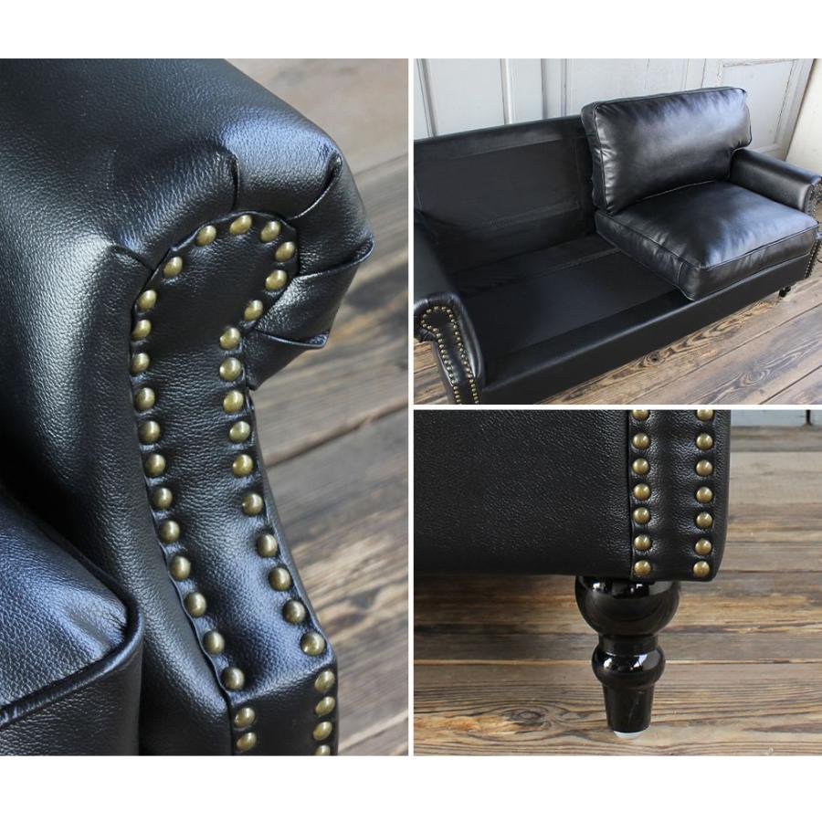 ヴィンテージ風 インダストリアル ソファ レトロ アームソファ