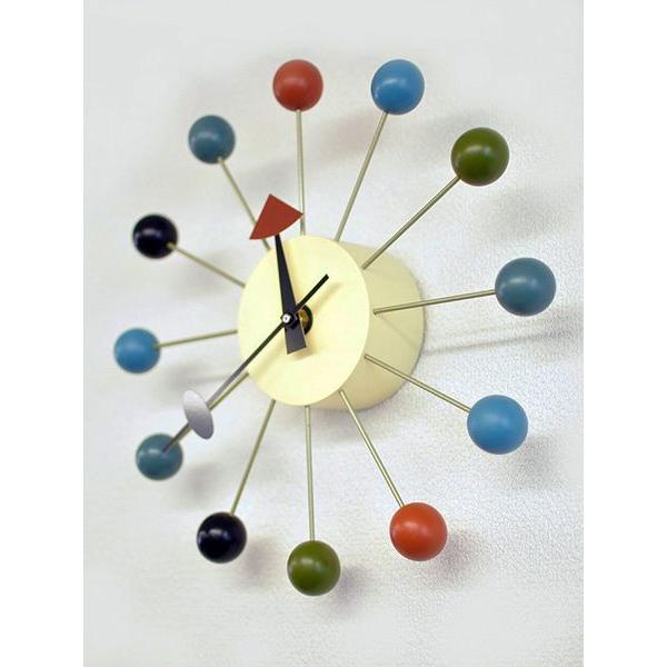 George Nelson（ジョージ・ネルソン） 壁掛け時計 ボールクロック リ