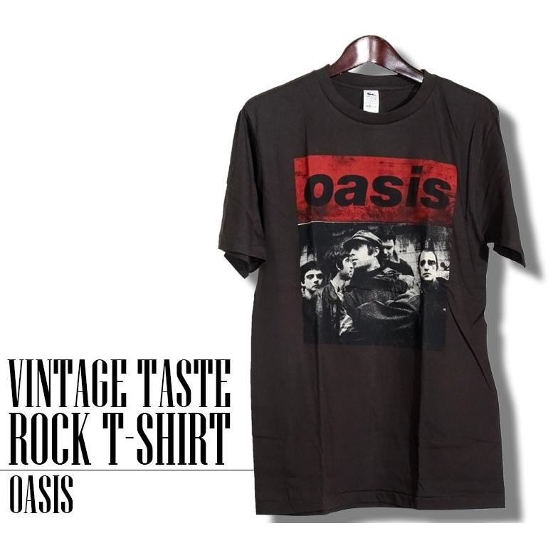 ヴィンテージロックtシャツ バンドtシャツ パンク OASIS オアシス M L