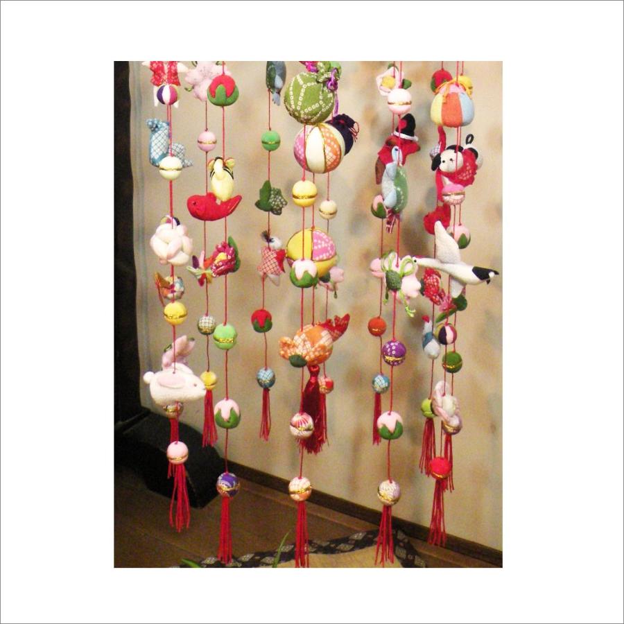 十二支飾り 特大 ちりめん 縮緬 縁起輪飾り さげもん つるし飾り