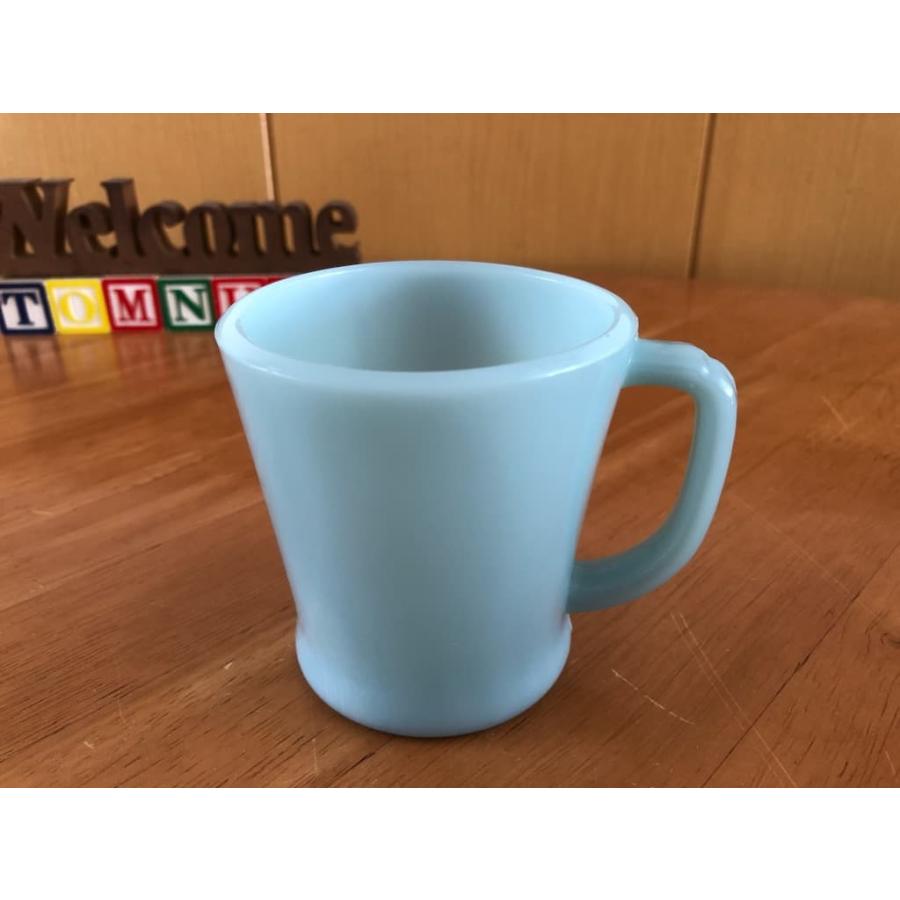 ファイヤーキング fire-king ターコイズDハンドルマグ : Tom-nuy
