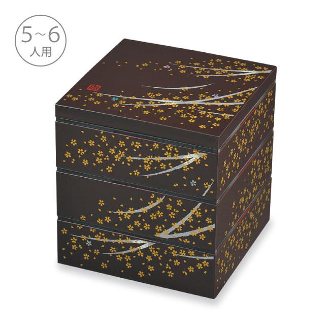 ミタニ 重箱 3段 正月 おせち 和風 漆器 迎春 お節 おもてなし 行楽