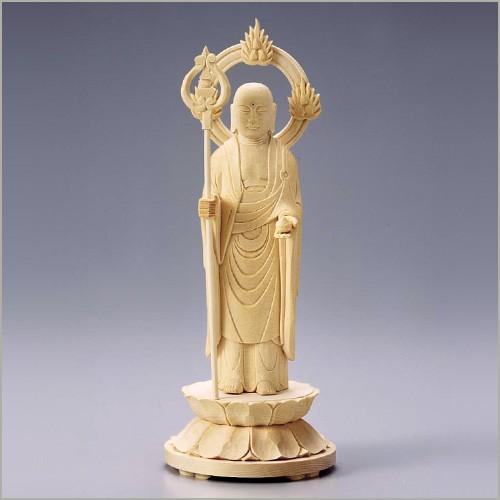 地蔵菩薩 白木製 6寸 : 仏壇・仏具販売-仏壇屋 滝田商店 - 通販
