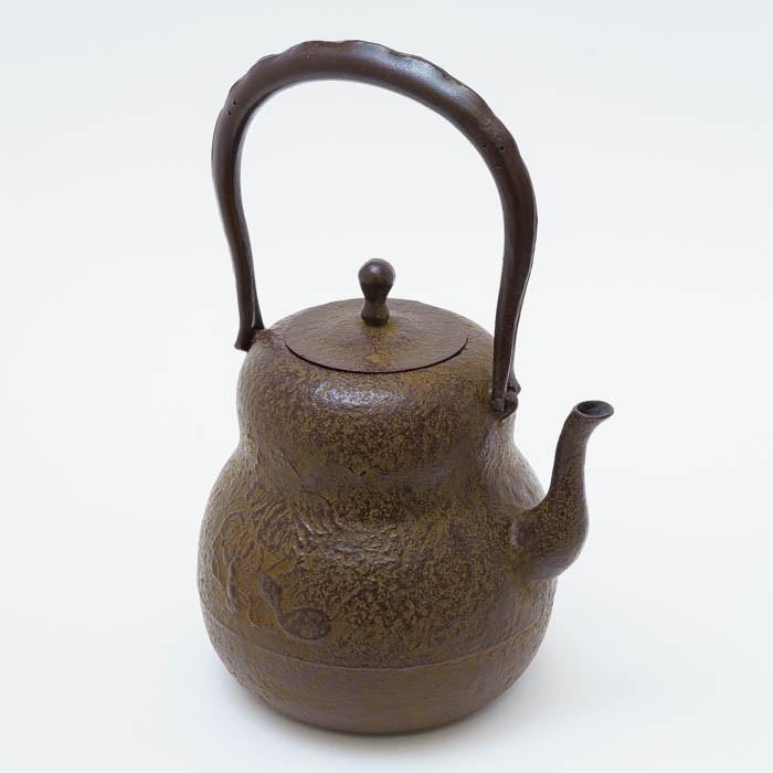 南部鉄器 鉄瓶 送料無料 伝統工芸士 佐藤勝久”ひさご 桐箱付