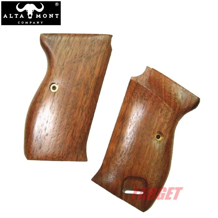 アルタモント ワルサー P38用 木製グリップ スムース ウォルナット