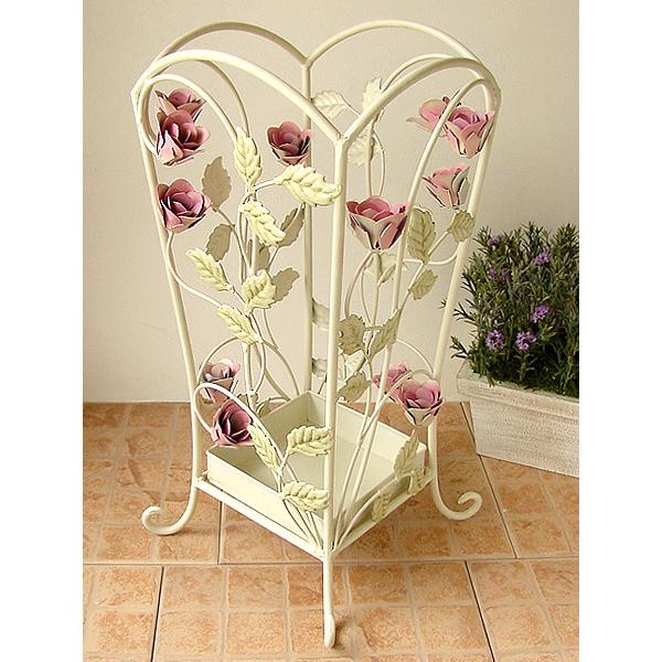 薔薇(バラ)の傘たて(アイアン)・アンティーク調 〜〜新生活 : ティー