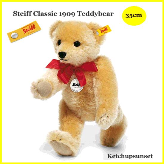 Steiff（シュタイフ） テディベア 1909 レプリカ ブロンド Steiff