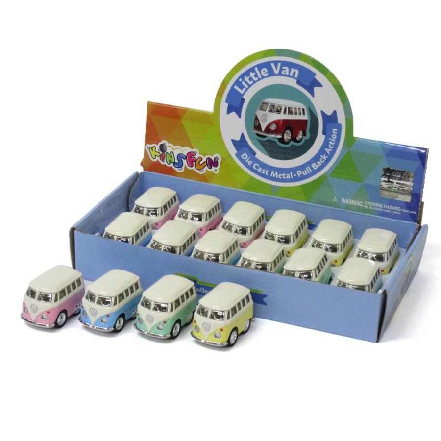 KiNSFUN プルバックミニカー フォルクスワーゲン 2インチ リトル