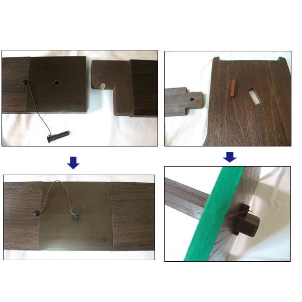 琴台/琴立奏台 13絃用 お琴立奏台 桐H型箏台(H型琴台・桐立奏台) 3分割