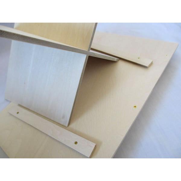 邦楽用 組み立て式座奏用見台(譜面台) X型 合板製 日本製 : TPmusic