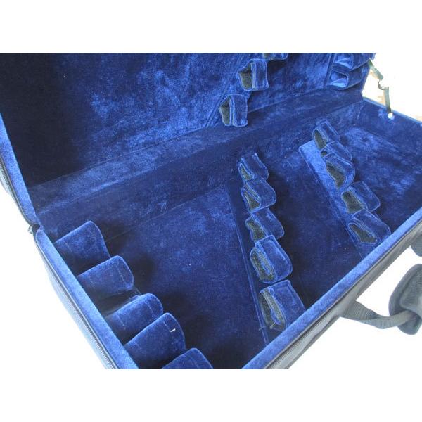 尺八小物 尺八ハードケース(尺八ケース) 10本用 撥水生地 背負い