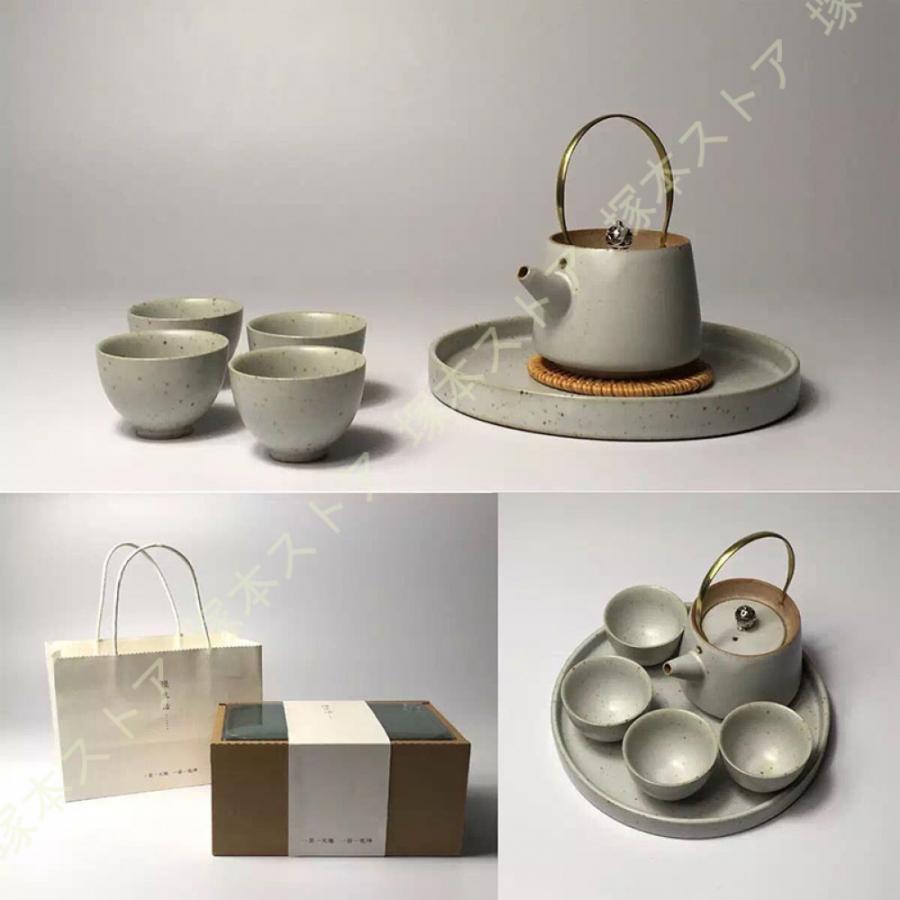 茶器 セット 急須セット お茶セット 和風 湯呑み 茶道具 磁器 茶托付き