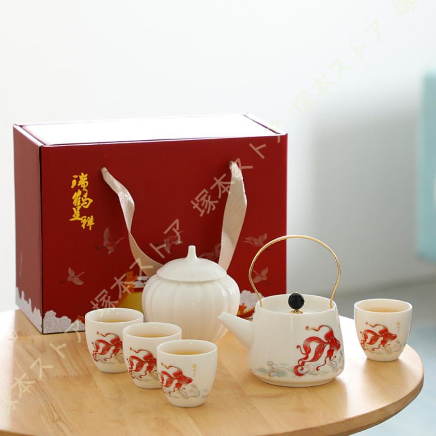 ポット茶器 吉田屋葡萄 茶器セット 急須 湯呑み 日本茶 中国茶 結婚