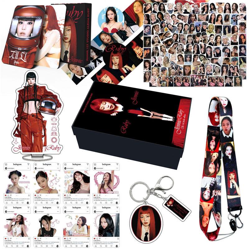 JENNIEグッズ ギフトボックス RUBY フォトカード BLACKPINK テープ