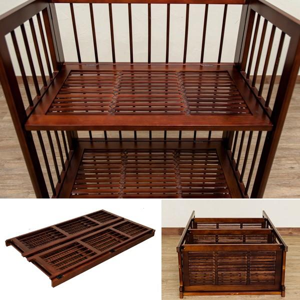 折りたたみラック 棚 3段 バンブー 竹 アジアン : うさぎ屋 インテリア