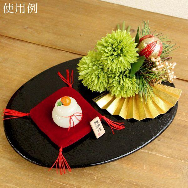 Clay（クレイ） アレンジベース 正月 花器 とりよせ品 小判花台(三足付